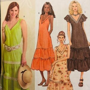 Butterick B4794   Easy Pattern Dresses Sizes 16-22 Pre Owned Complete